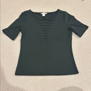 H&M Black Cut-Out Women's Blouse
